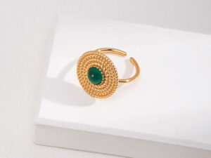 Green Gemstone Ring