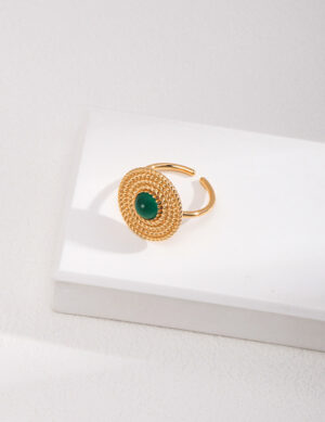 Green Gemstone Ring