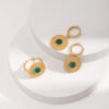 Green Gemstone Earring