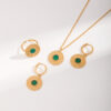 Green Gemstone Set