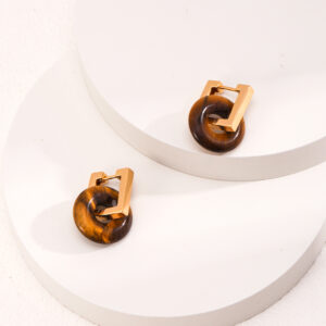 Rui Tiger's Eye Earrings