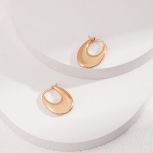 Shiori Silver Hoop Earrings